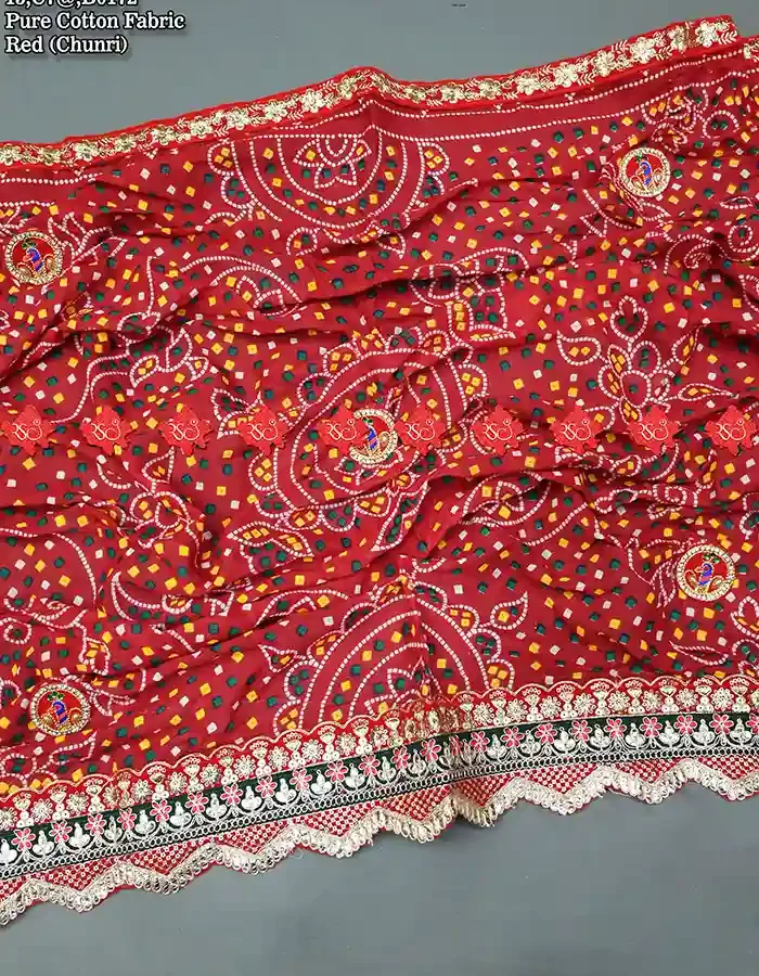 Bandhej PatternPremium Cotton Fabrics Celebration-1 Traditional Wear