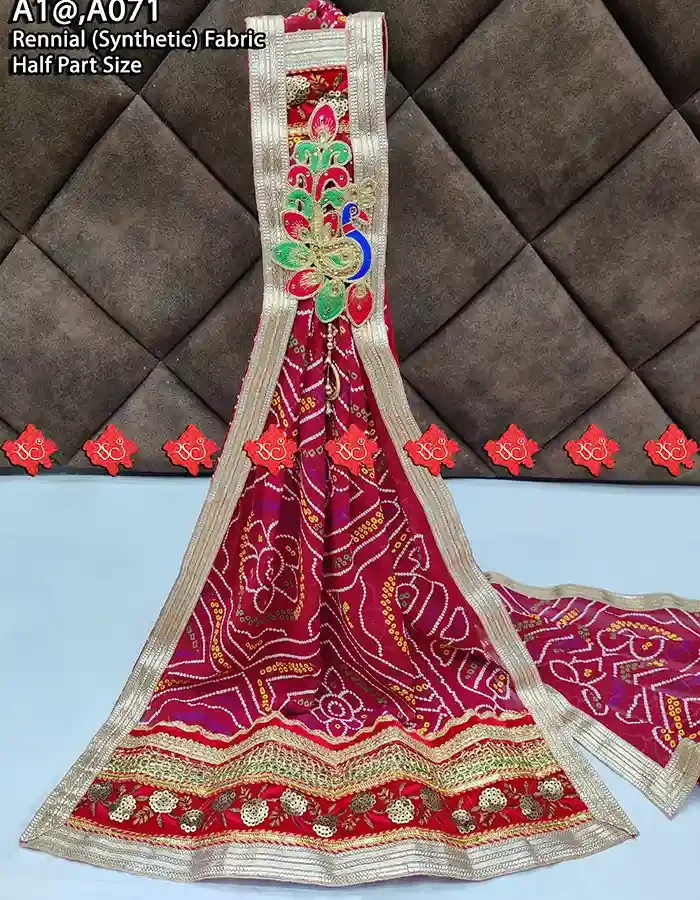 Beautiful Ethnic Marwari Rennial Odhna Half-Part Traditional No-1 Odhna