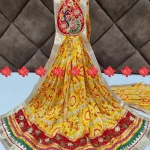 5-Piece Marwari Traditional chinon fabric Premium Quality