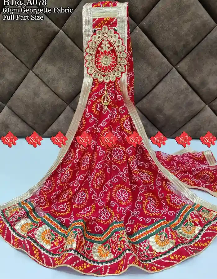 60gm Georgette Cultural Georgette Odhna Elegant Look 7 Stunning