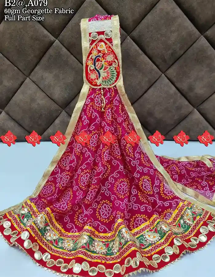 60gm Georgette Royal Traditional Odhna Elegant Look 7 Stunning