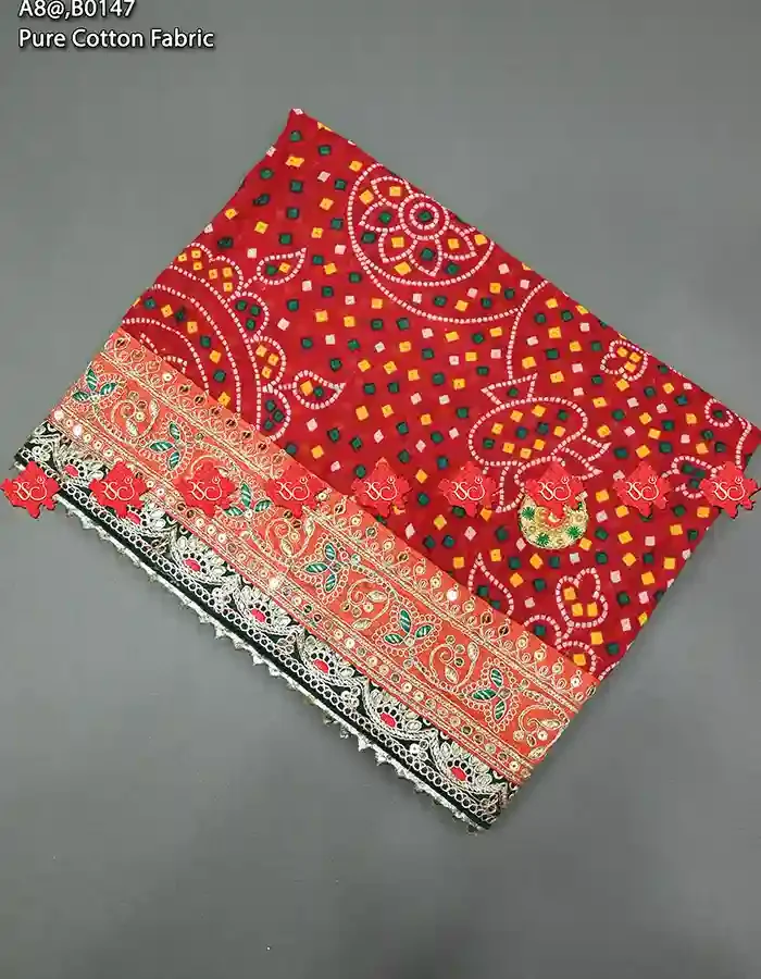 marwari cotton chunri odhna for festive use Authentic No-1 Traditional Wear