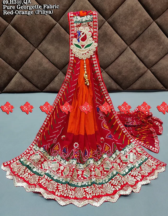 Ranisatiya Creation Buy Designer Stylish pure georgette odhna Unique and Elegance with 3 Butti