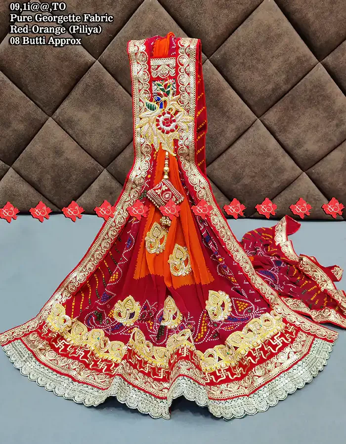Ranisatiya Creation Buy Pure georgette odhna online Unique and Elegance with 3 Butti