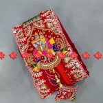 Ranisatiya Creation Buy Pure Georgette Fabric Broach Odhna Unique and Elegance with 3 Butti