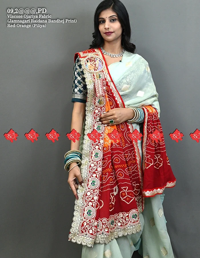 Top Rated Beautiful Premium Viscose Ojariya Fabric Odhna WITH 3 BUTTIES