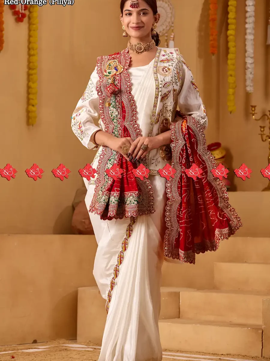 Top Rated Beautiful Broach Odhna Viscose Ojariya WITH 3 BUTTIES
