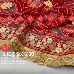 Ranisatiya Creation Buy Pure Georgette Fabric Open Odhna Unique and Elegance with 3 Butti