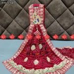 Ranisatiya Creation Buy Pure Georgette Fabric Broach Odhna Unique and Elegance with 3 Butti