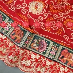 Traditional Print Festive viscose ojariya open odhna for festive use Authentic No-1 Traditional Wear