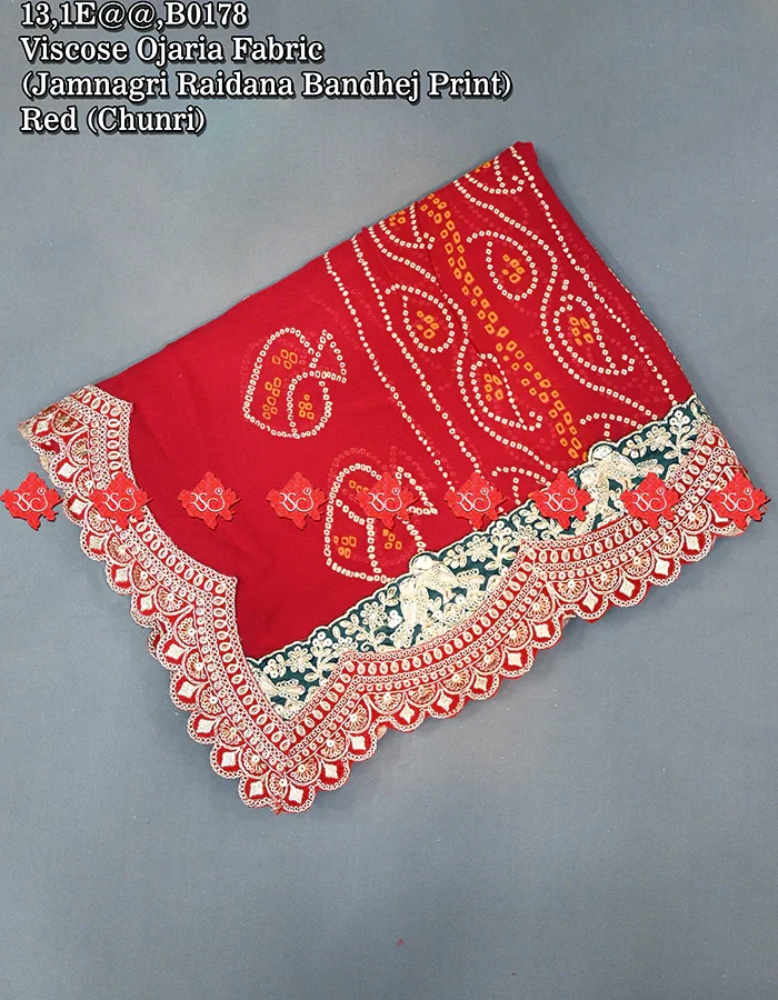 Traditional Print Festive buy viscose ojariya odhna online for festive use Authentic No-1 Traditional Wear