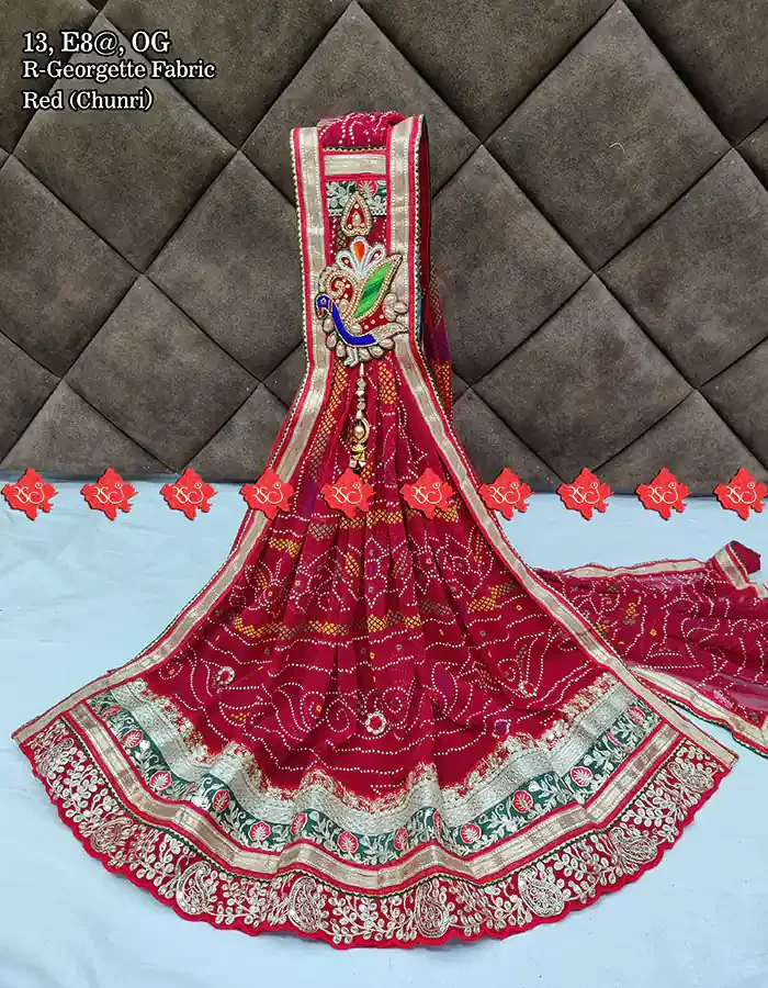 Ranisatiya Creation Beautiful R-Georgette Fabric Broach Odhna - top 5