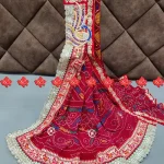 Ranisatiya Creation Pure Georgette Fabric Broach Odhna Unique and Elegance with 3 Butti