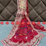 Ranisatiya Creation Buy Designer Pure Georgette Odhna Online Unique and Elegance with 3 Butti