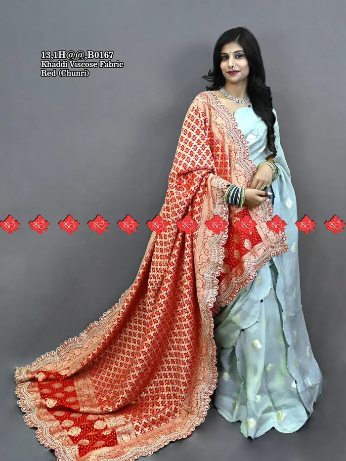 Bandhani Heavy Khaddi Odhana Top 1 Exclusive For Traditional Events