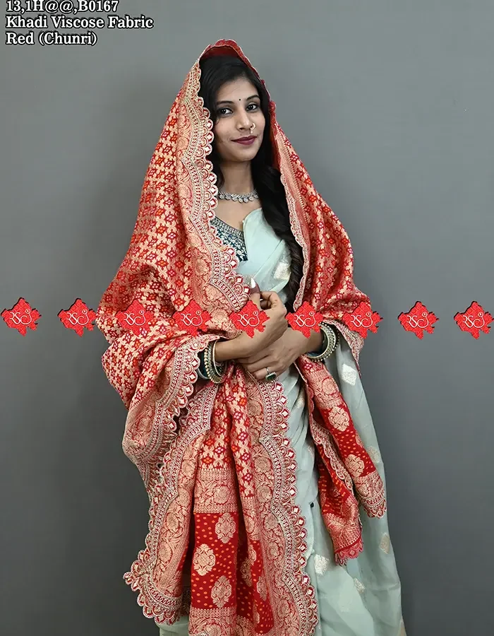 Bandhani Heavy Khaddi Odhana Top 1 Exclusive For Traditional Events