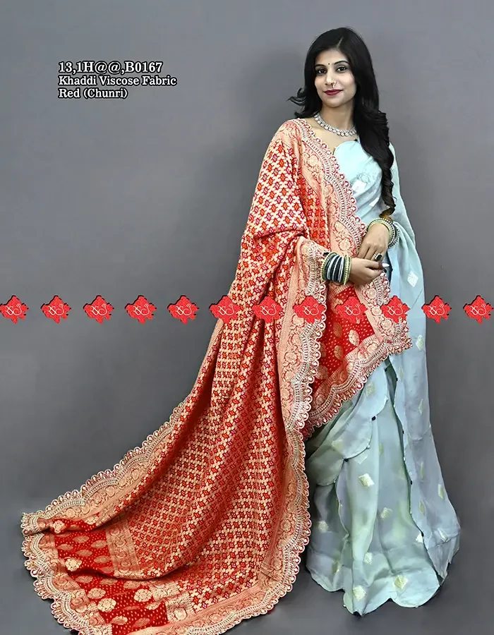 Bandhani Heavy Khaddi Odhana Top 1 Exclusive For Traditional Events