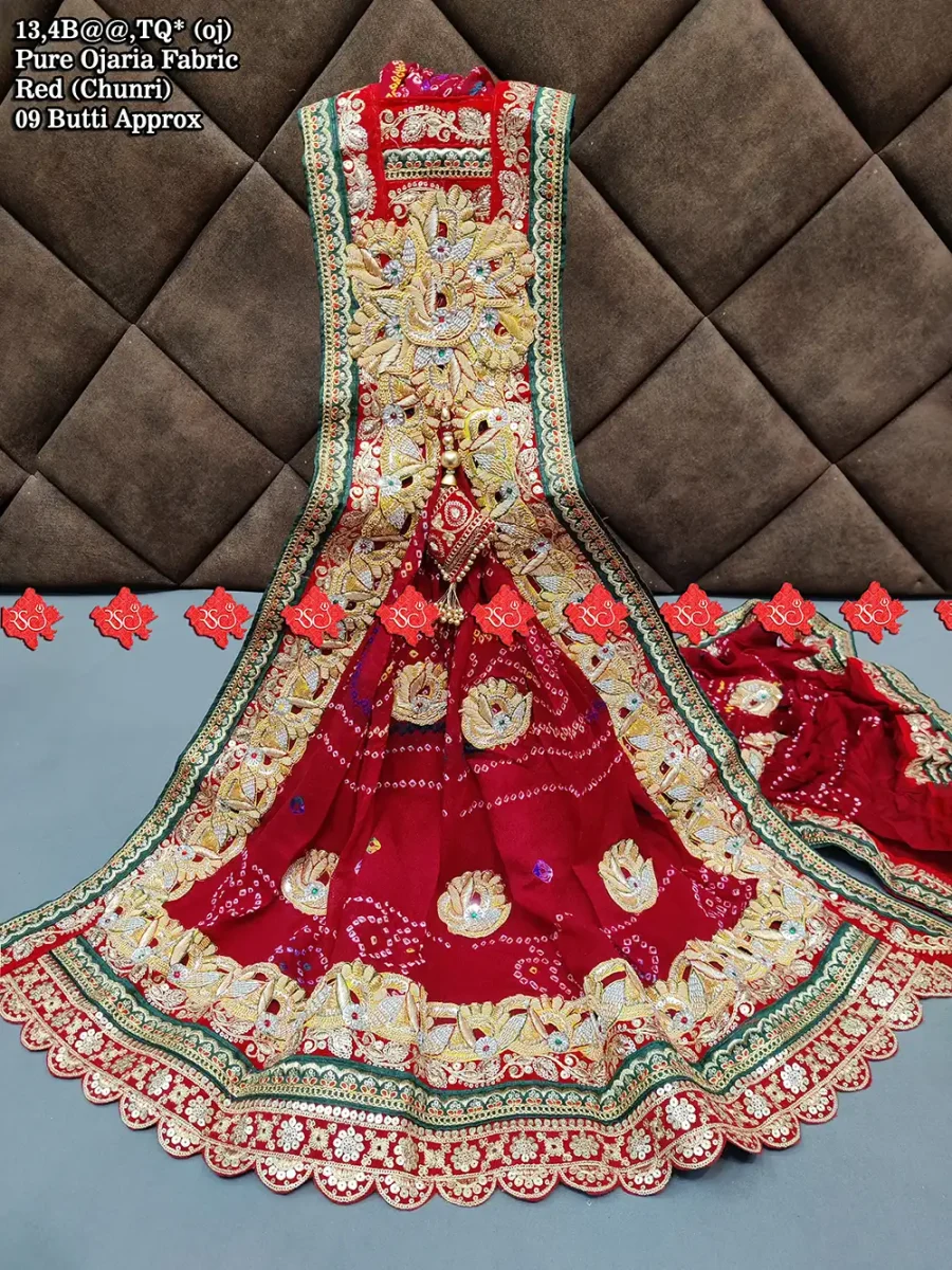 Ranisatiya Creation Buy Lightweight pure georgette odhna Unique and Elegance with 3 Butti
