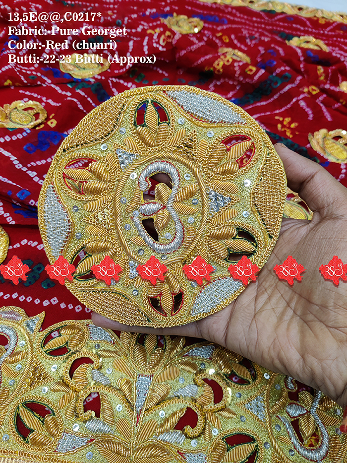 Marwari Rajasthani Beautiful Georgette Open Odhna for Bridal Wear For Your Events -1