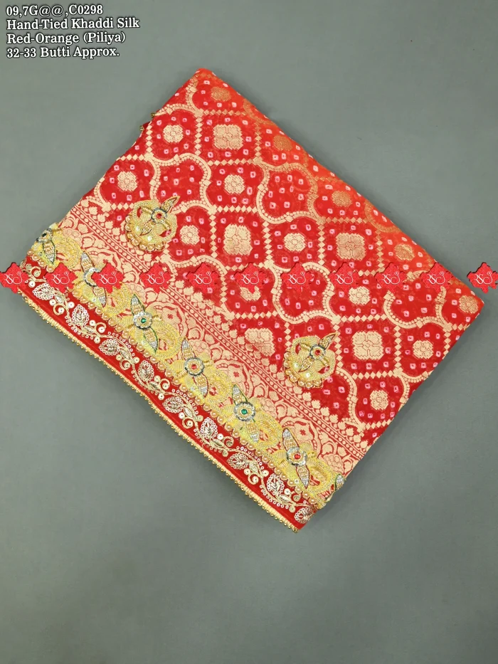 Rajasthani Beautiful Premium Khaddi Silk Open Odhna Online No.1 Marwari Odhna Brand