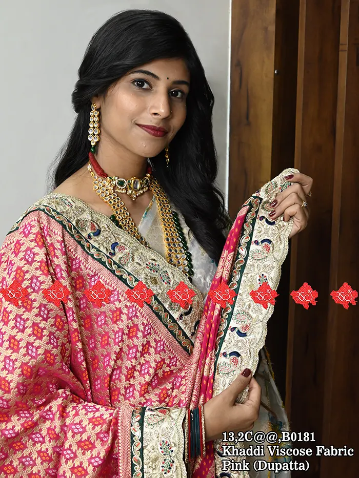 Bandhani Heavy Pure Khaddi Georgette online Dupatta Online Top 1 Exclusive For Traditional Events