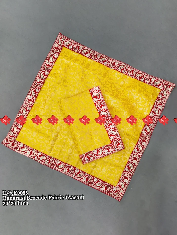 Elegant Zari Aasan for Pooja – 5-Star Limited Edition Choice for Home Temples | Ranisatiya Creation