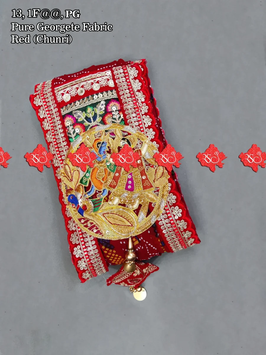 Ranisatiya Creation Buy Designer Stylish pure georgette odhna Unique and Elegance with 3 Butti