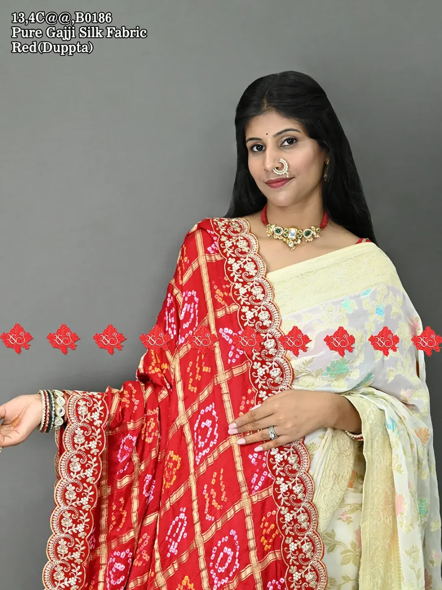 Designer Gajji Silk Dupatta – Top 1 Exclusive Pick by Ranisatiya Creation