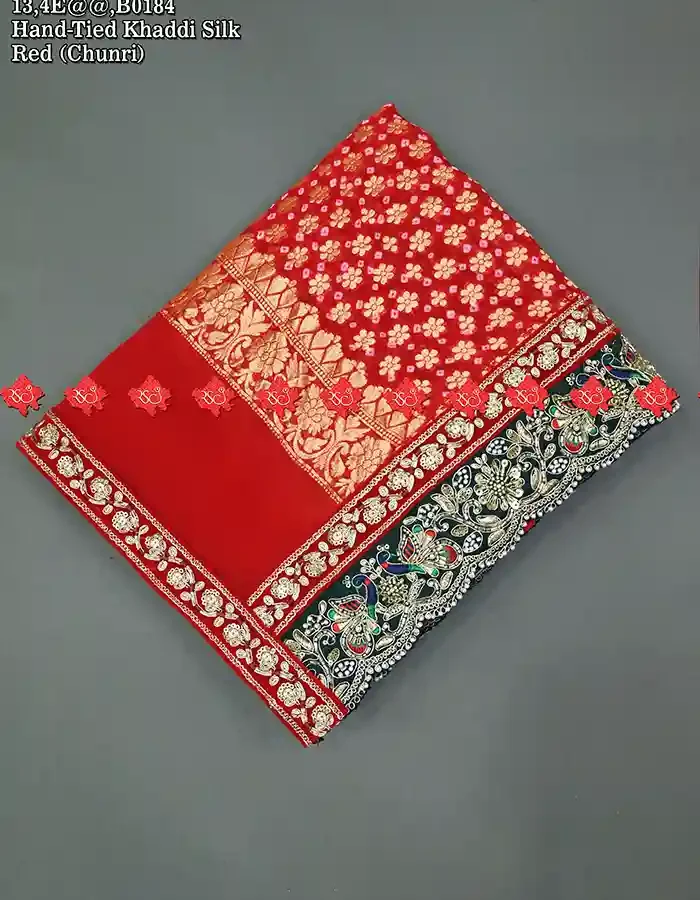 5 Stunning Premium Khaddi Silk Marwadi Odhna Online by Ranisatiya Creation