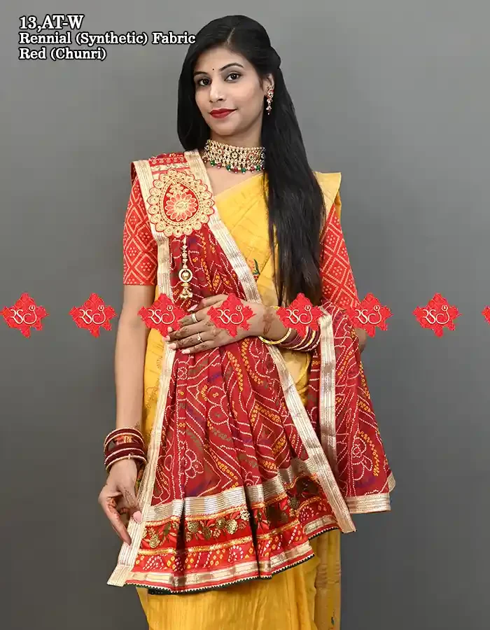 Beautiful Rennial Ranisatiya Creation bandhej No-1 Odhna