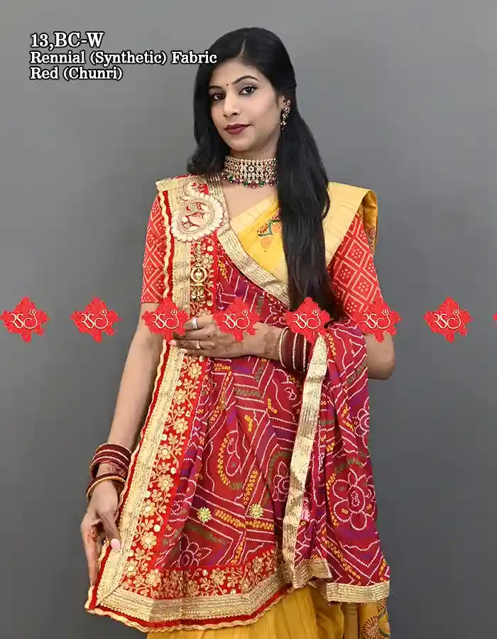 Exclusive Ranisatiya Creation Beautifull Rajasthani Designer Chunri No-1 Odhna