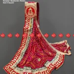 Beautifull Bandhej Patch Work Chunri for Wedding No-1 Odhna