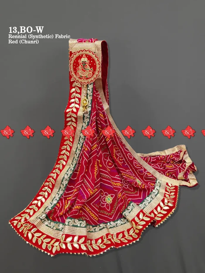 Beautifull Bandhej Patch Work Chunri for Wedding No-1 Odhna