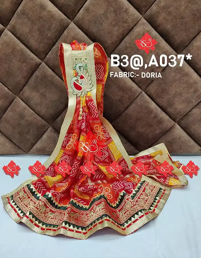 Traditional Marwadi Doria chunri Odhna Designs Look 7 Stunning