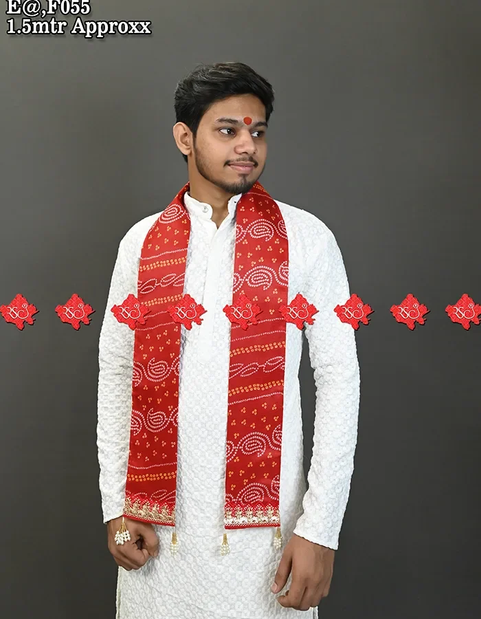 Shop Festive Traditional Lightweight kirtan dupatta For Distribution : 10 Pc. Set