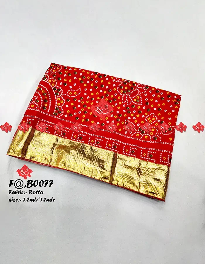 Marwari Rotto Fabric Odhna Chunri Authentic No-1 Traditional Wear