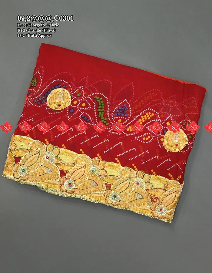 Marwari Rajasthani Beautiful Lightweight Pure Ojariya Fabric For Dupatta For Your Events -1