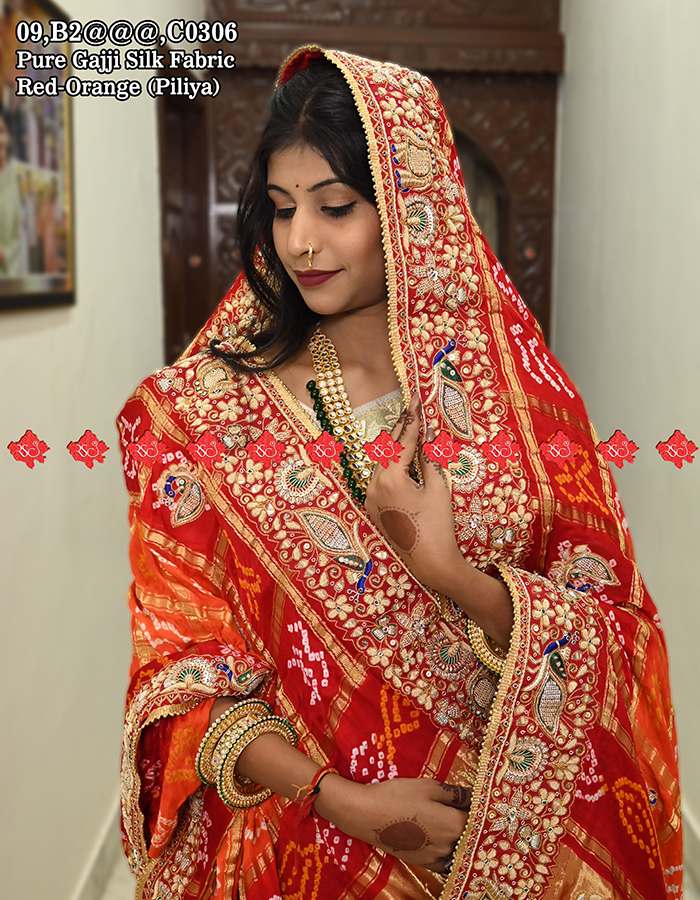 Ranisatiya Aaratari Gajjji Silk Open Odhna : No. 1 Choice Of Marwari