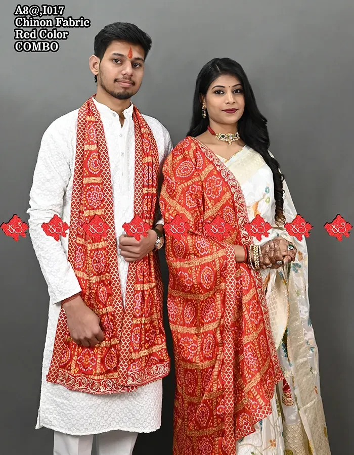 Exclusive Marwari traditional dupatta combo set pf 2 pcs