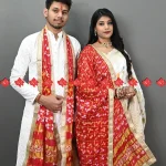 Exclusive Marwari ladies gents festive dupatta combo set pf 2 pcs