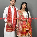 Marwari ladies gents wedding dupatta combo