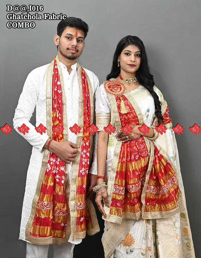 Exclusive Marwari men women dupatta set combo set pf 2 pcs
