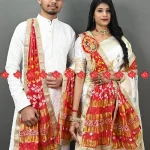 Exclusive Marwari traditional women & Gents events dupatta combo set of 2 pcs