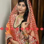 Exclusive Pure Khaddi Georgette Odhna for Marwari Look