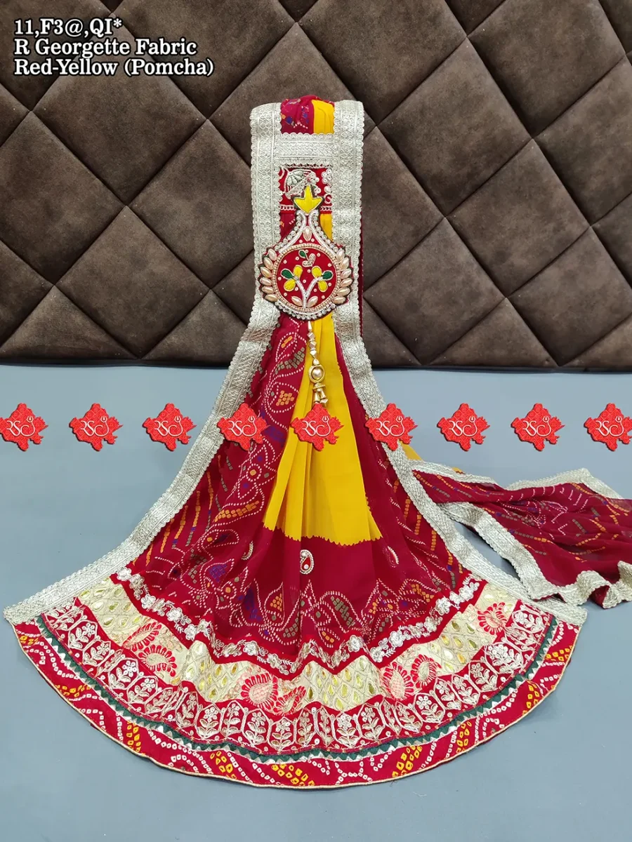 Broach Work Dupatta Ranisatiya Creation Beautiful Buy R-Georgette