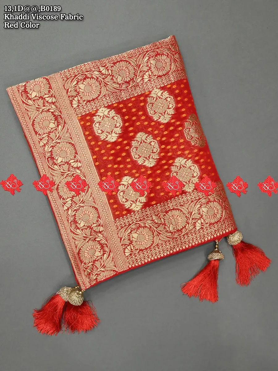 Marwari Designer Pure Khaddi Georgette For Cultural Events No 1 choice