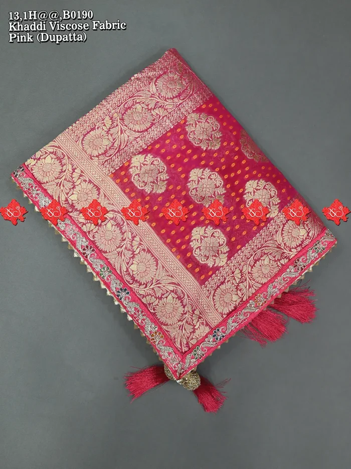 Exclusive Marwari Pure Khaddi Georgette Odhna For Cultural Events