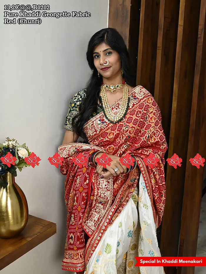 Exclusive Designer Khaddi Georgette Odhna For Events Look Traditional Look