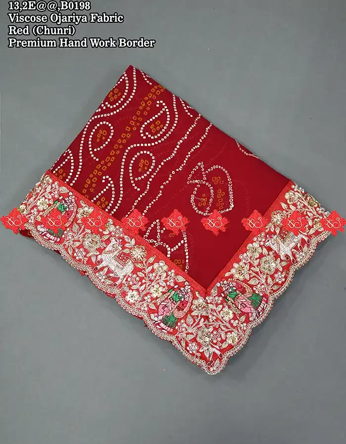 Traditional Print Festive viscose ojariya women traditional dupatta No-1 Traditional Wear