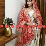 Exclusive Designer Khaddi Georgette Meenakari Work Odhna For Events no-1 Traditional